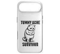 Custodia per iPhone Air Dolore alla pancia Sopravvissuto Divertente Gatto Stomaco Dolore La Pancia Mi fa male