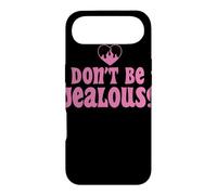 Custodia per iPhone Air Don't Be Jealous Retro Pink Citazione Grafica