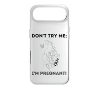 Custodia per iPhone Air Don't Try Me I'm Pregnant Earth Day Naturale Mamma Verde Madre