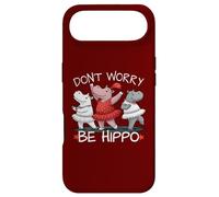 Custodia per iPhone Air Don't Worry Be Hippo Inspirational Citazione Ippopotamo