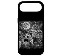 Custodia per iPhone Air Donut Dad Funny Vintage Horror Graphic Uomo Luna Man Selfie