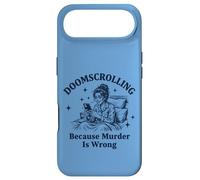 Custodia per iPhone Air Doomscrolling perché l'omicidio è sbagliato sarcastico