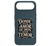 Custodia per iPhone Air Dove è l'amore di Dio, la paura non ha posto Juan 4:18 Versetto della Bibbia