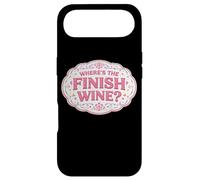 Custodia per iPhone Air Dov'è la fine Wine Lover Runner Running Race Joke Citazione
