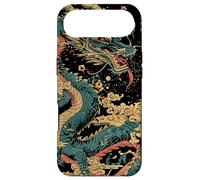 Custodia per iPhone Air Dragon Embrace: Sakura & Wave Art Fusion Graphic