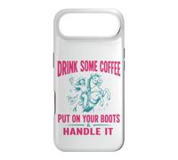 Custodia per iPhone Air Drink Some Coffee Put On Your Boots & Handle It