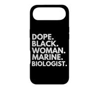 Custodia per iPhone Air Droga Donna Nera Biologo Marino Afroamericano Graduat3
