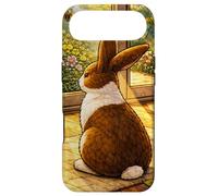 Custodia per iPhone Air Dutchie Bunny seduto dentro mentre guarda fuori