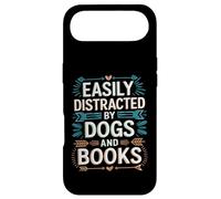 Custodia per iPhone Air Easily Distracted by Dogs And Books Funny Pet Lover Joke Men