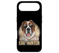 Custodia per iPhone Air Easter Bunny Saint Bernard Egg Hunter Amante dei cani