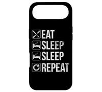 Custodia per iPhone Air Eat Sleep Again Repeat - Per gli amanti del sonno - Scherzo divertente