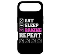 Custodia per iPhone Air Eat Sleep Bake Repeat Women Funny Mother's Day Baking Mom