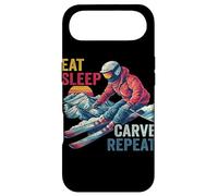 Custodia per iPhone Air Eat Sleep Carve Repeat - Ski driver Sunset Ski Design