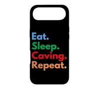 Custodia per iPhone Air Eat Sleep Speleologia Ripeti per gli amanti degli speleologi e degli esploratori delle caverne