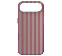 Custodia per iPhone Air Elegant Mauve & Dusty Grey Stripes Vertical Lines