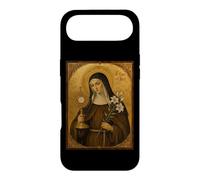 Custodia per iPhone Air Elegante Icona Cattolica di Santa Chiara d'Assisi