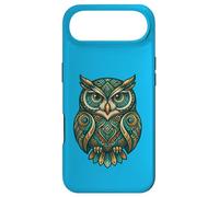 Custodia per iPhone Air Elemental Folk Art Owl Symmetrical Mandala Bird Graphic