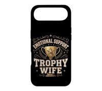 Custodia per iPhone Air Emotional Support Trophy Wife Funny Sarcastic Vintage Badge