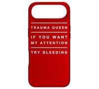 Custodia per iPhone Air EMT Funny Women/Trauma Queen Quote/Paramedico dicendo