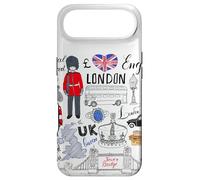 Custodia per iPhone Air Enjoy Wear Cool United Kingdom London Doodles Graphic Kawaii