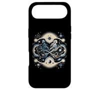 Custodia per iPhone Air Entanglement quantistico di due anime nell'universo Abstract