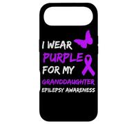 Custodia per iPhone Air Epilepsy Awareness I Wear Purple For My Granddaughter Ribbon