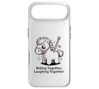 Custodia per iPhone Air Equitazione Insieme Ridere Insieme Carino Pony