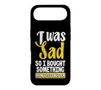 Custodia per iPhone Air Ero triste, quindi ho comprato qualcosa ora mi sento meglio Shopaholic