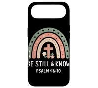 Custodia per iPhone Air Essere ancora e conoscere Salmo 46:10 Arte Arcobaleno Cristiano