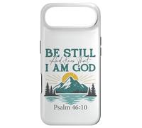 Custodia per iPhone Air Essere fermo e sapere - Salmo 46:10 Retro Mountain Christian