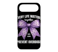 Custodia per iPhone Air Every Life Matters Prevent Overdose Awareness nastro viola