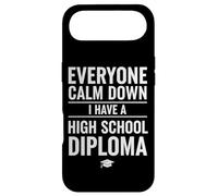 Custodia per iPhone Air Everyone Calm Down I Have A High School Diploma Graduation