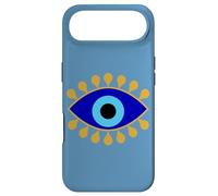Custodia per iPhone Air Evil Eye in Blue Golden Nazar Protezione come Boho Spiritual