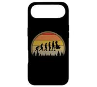 Custodia per iPhone Air Evolution Meditation - Maglietta da yoga, in stile vintage, design Sunset