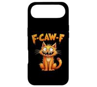 Custodia per iPhone Air F-Caw-F Divertente Gatto Pazzo Umorismo Spettrale Vintage