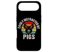 Custodia per iPhone Air Facilmente distratto dai maiali, divertente fattoria Piggy Farming Farmer