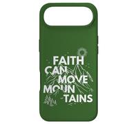Custodia per iPhone Air Faith Can Move Mountains Bibbia Verse Back Print Christian
