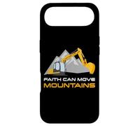 Custodia per iPhone Air Faith Can Move Mountains - Christian Excavator Construction