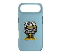 Custodia per iPhone Air Faith Carries Me When Strength Runs Out Design Christian