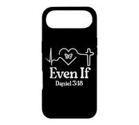 Custodia per iPhone Air Faith Hope Love Christian Even If Bible Verse Daniel 3:18