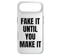 Custodia per iPhone Air Fake It Until You Make It Sign Im Pretending to Work Boss