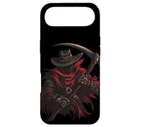 Custodia per iPhone Air Fantastico costume da scheletro con cappello da cowboy per gli amanti del triste mietitore