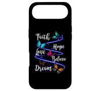 Custodia per iPhone Air Farfalla Fede Speranza Amore Credere Sogno Cristiano