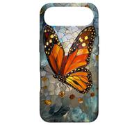 Custodia per iPhone Air Farfalla Monarca Stained Art Deco Vintage