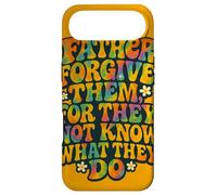 Custodia per iPhone Air Father Forgive Them Retro Christian Bible Verse Citazione