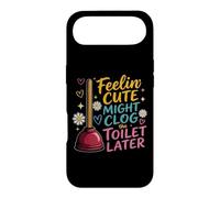 Custodia per iPhone Air Feelin Cute Might Clog - Grafica a pistone impertinente