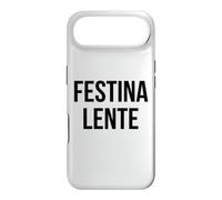 Custodia per iPhone Air Festina Lente Make Haste Slowly Latin Inspirational Citazione