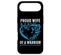 Custodia per iPhone Air Fiera moglie del guerriero cancro alla prostata sopravvissuta nastro donne