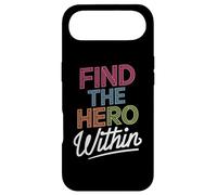 Custodia per iPhone Air Find the Hero Within Inspirational Typography Design