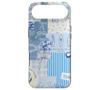 Custodia per iPhone Air Fiocco blu Love Like Jesus carino floreale estivo patchwork
